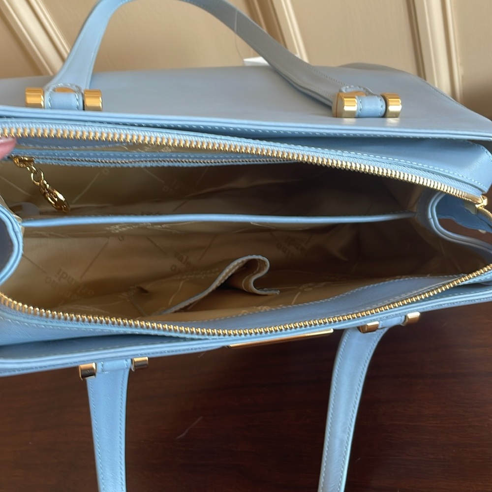 NWT Valentino Orlandi Sky Blue Purse - Picture 9 of 14